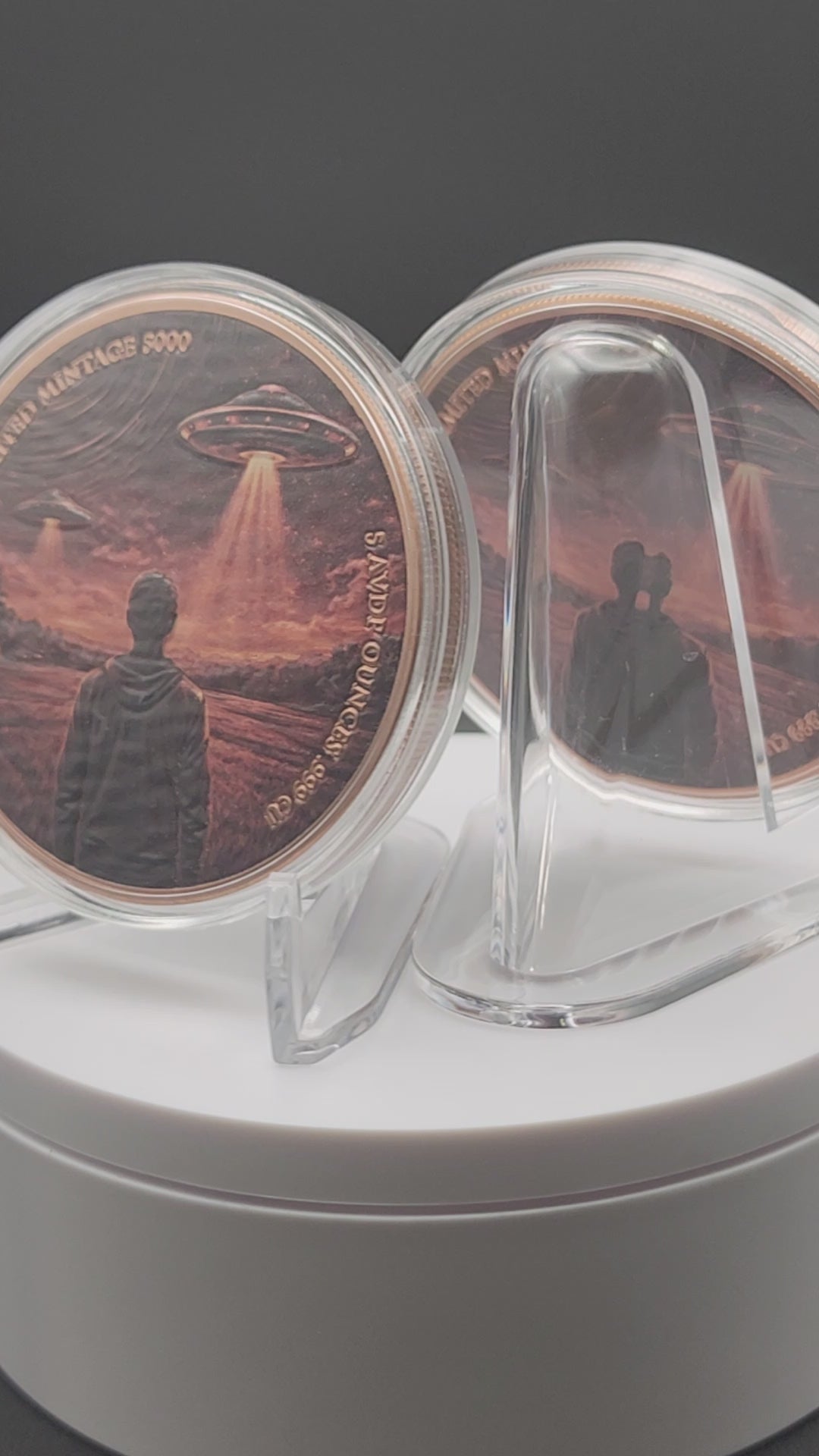 The Arrival Colorized 5 oz Copper Round