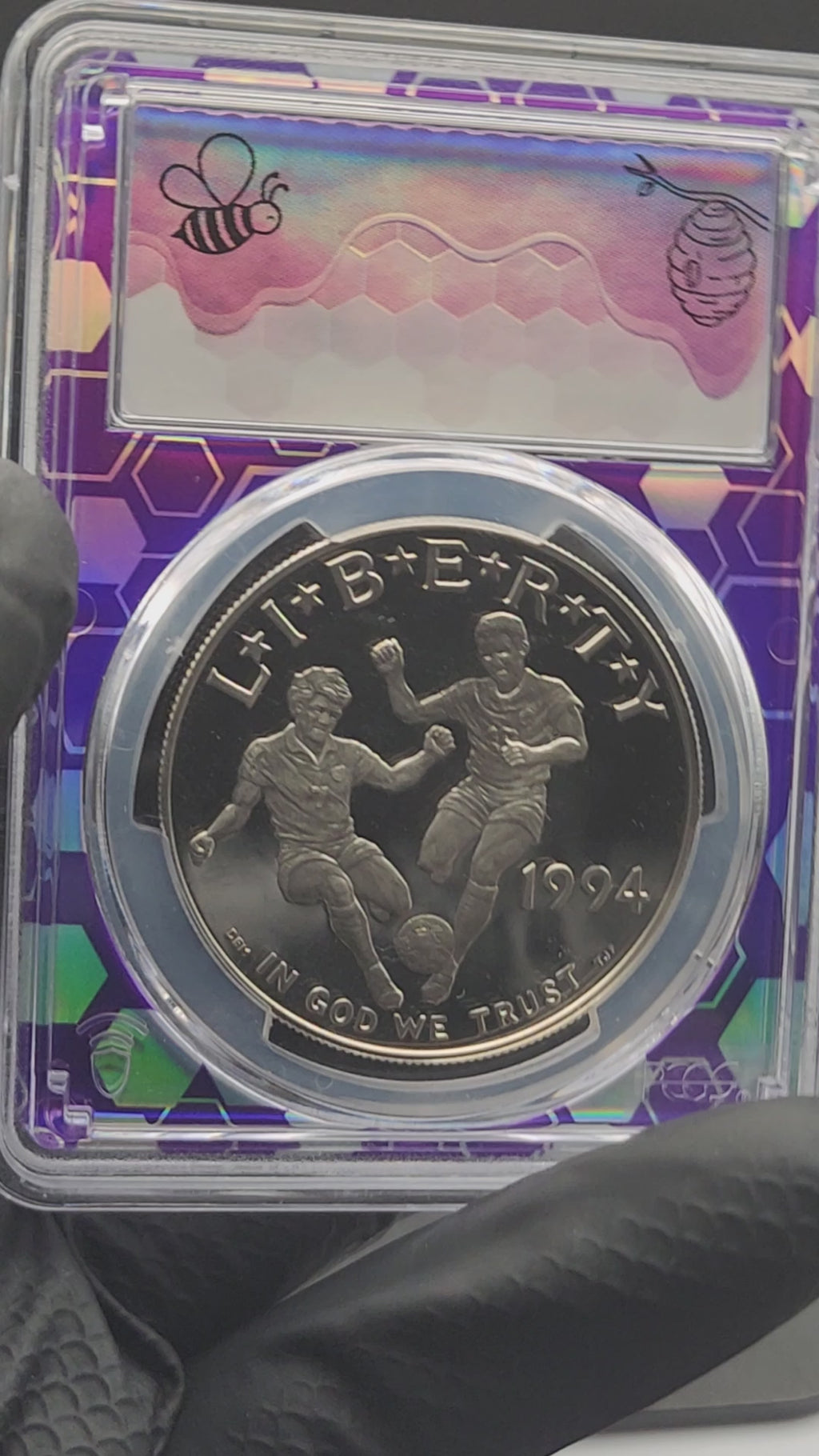 1994-S World Cup Commemorative Silver Dollar PCGS PR69DCAM