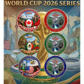 2026 World Cup Mexico, Canada, & USA 1 oz Copper Rounds (3 Versions) Sealed Pack