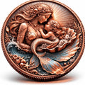 2026 Oceans Eternal Love Mermaid 1oz Copper