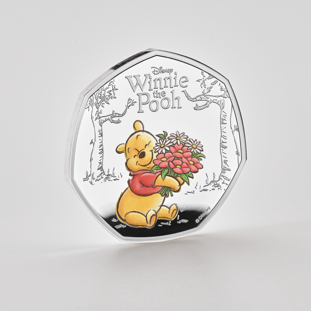 Disney Winnie the Pooh 100th Anniversary Proof Silver Coin 8g Colorized Gift